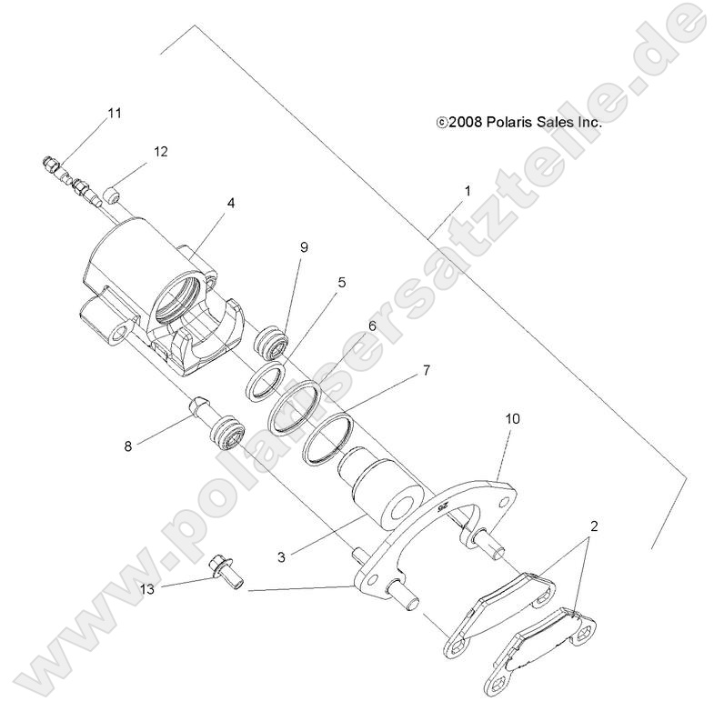 BRAKES, REAR CALIPER