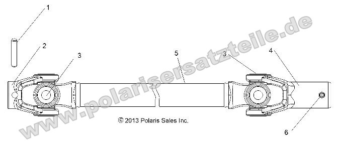 Drive Train, Front Prop Shaft
