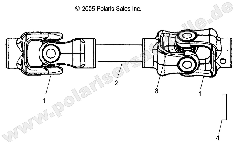 DRIVE TRAIN, REAR PROP SHAFT (Produktion nach 23.08.2007)
