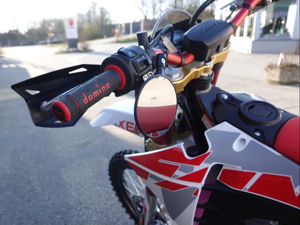 Highsider Superbike / Supermoto Spiegel Set für Lenkerenden - 301-078HS