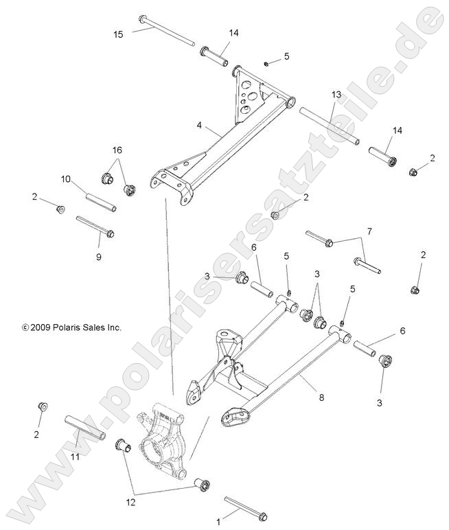 SUSPENSION, REAR SUSPENSION, REAR
