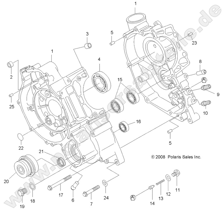 ENGINE, CRANKCASE ENGINE, CRANKCASE