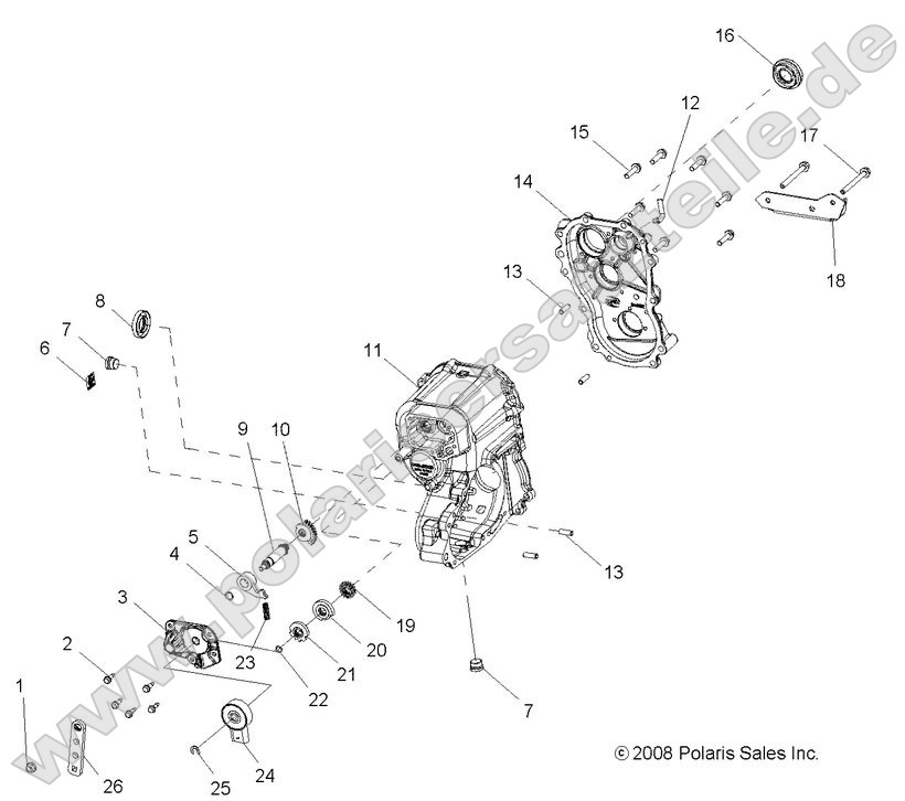 Drive Train, Main Gearcase