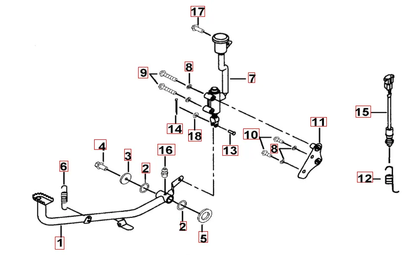 Bremspedal Bremspedal