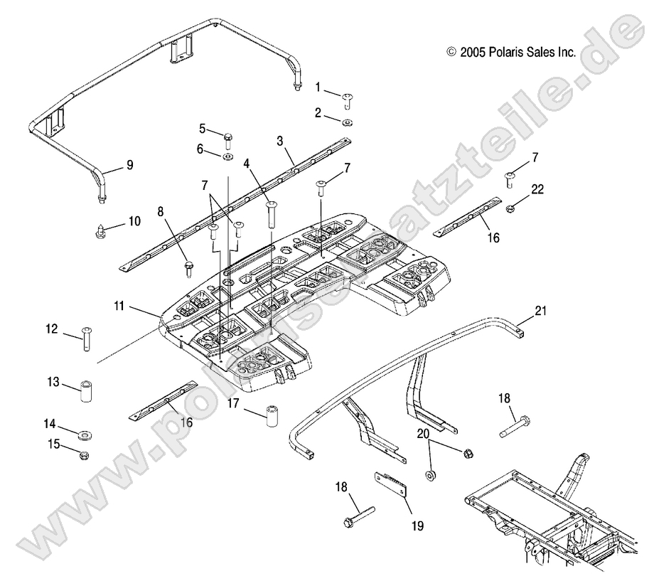 RACK MOUNTING, REAR RACK MOUNTING, REAR