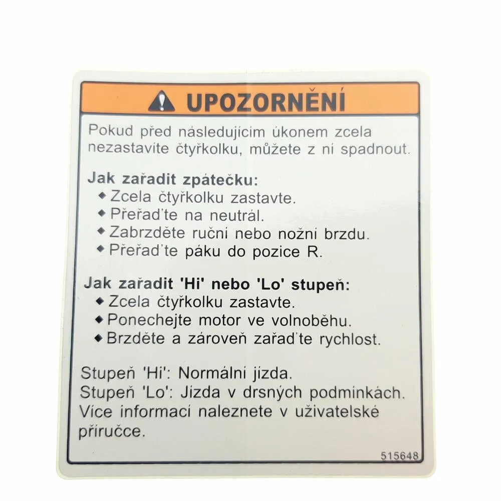 img-20201020-124952 TGB LABEL, SHIFT RANGE. - 515648