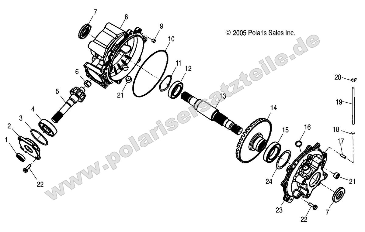 Drive Train, Rear Gearcase