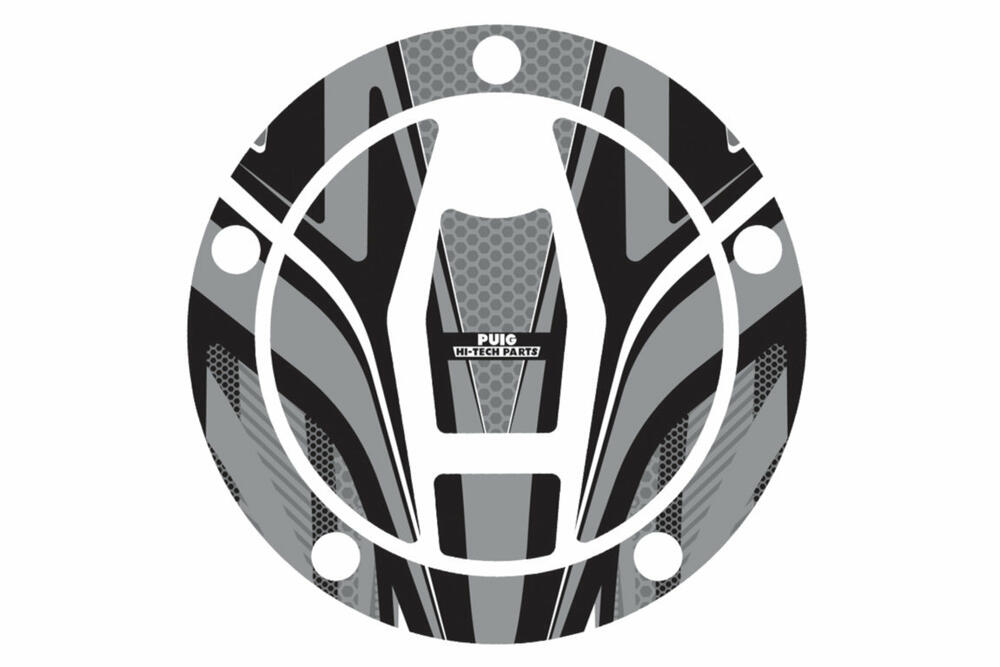 PUIG TANKDECKEL-ABDECKUNG MOD. RADICAL KAWASAKI C/GRAU - 9049U