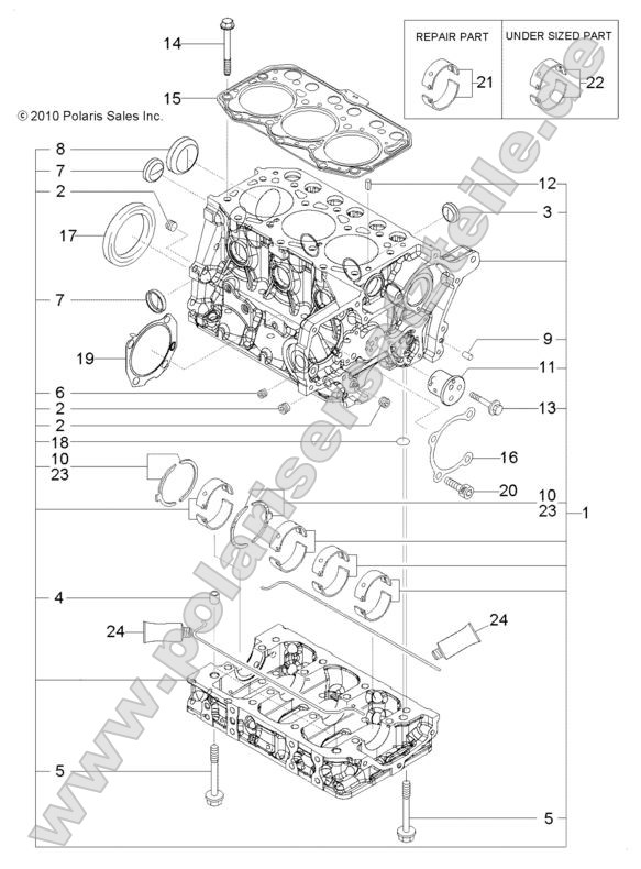 Engine, Cylinder Block
