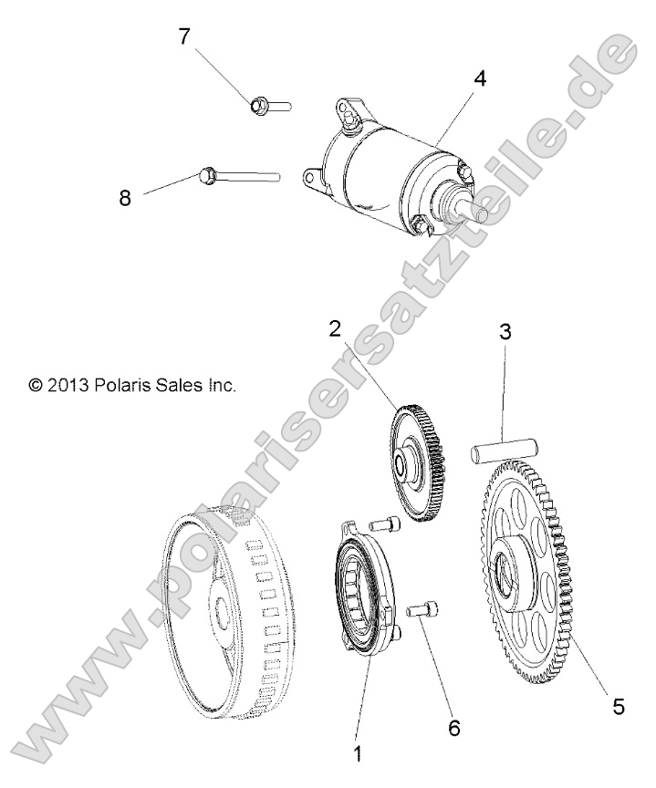 Engine, Starter Drive Engine, Starter Drive