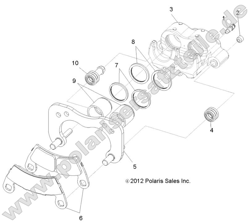 BRAKES, REAR CALIPER