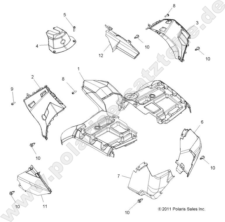 BODY, FRONT CAB BODY, FRONT CAB