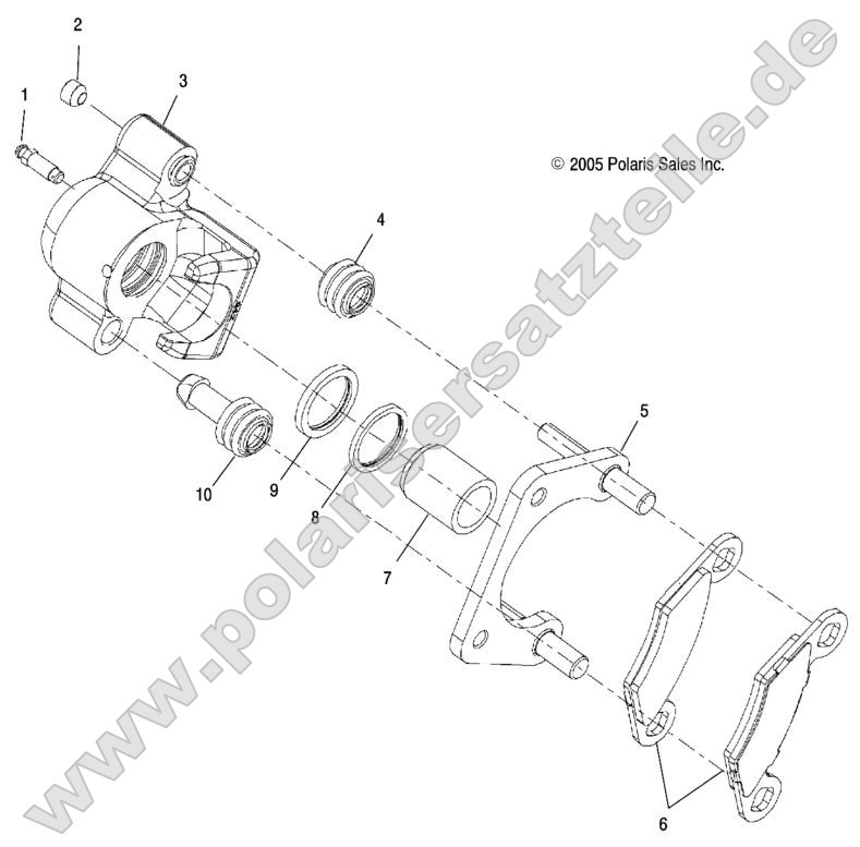 Brakes, Caliper, Rear