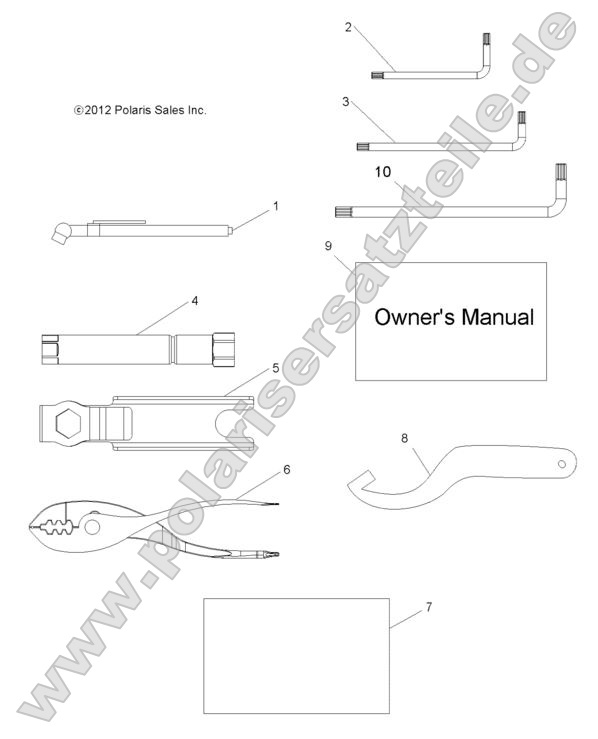 References, Tool Kit and Owners Manuals