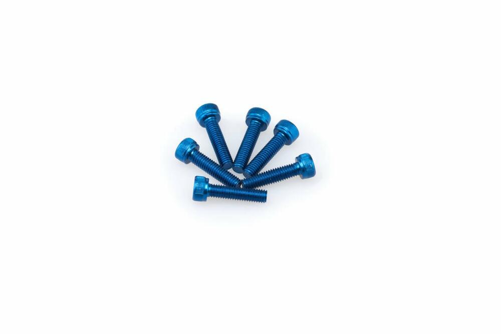 PUIG INBUS-SCHRAUBEN-KIT M5X20MM. BLAU - 0147A
