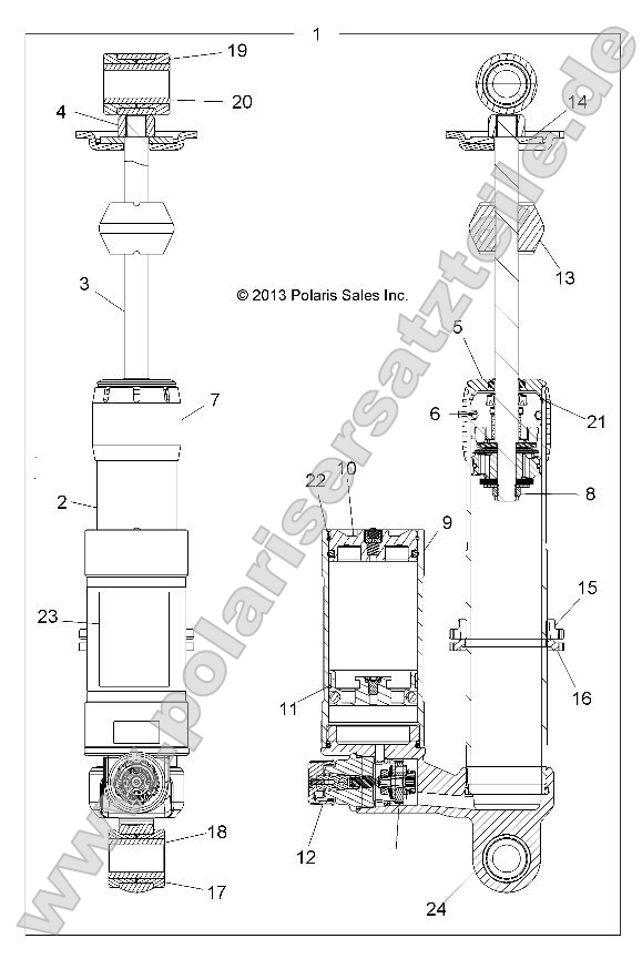 Suspension, Shock, Front Suspension, Shock, Front