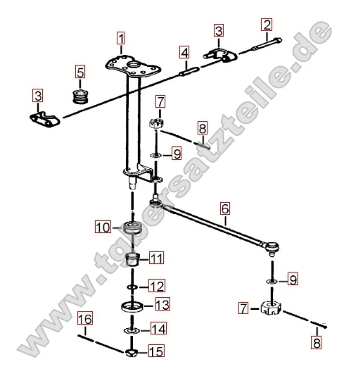 Lenksäule - Spurstange Lenksäule - Spurstange