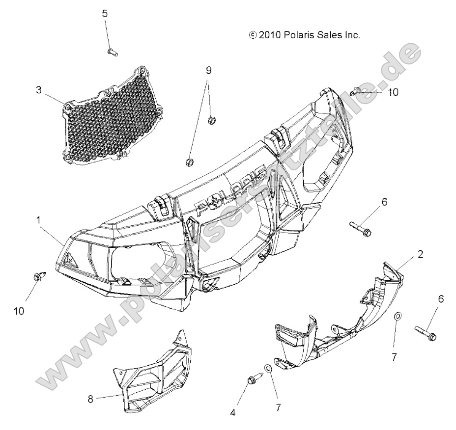 Body, Front Bumper and Mounting Body, Front Bumper and Mounting