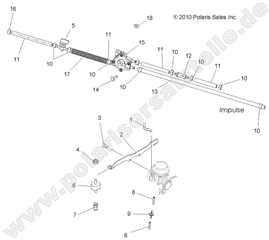 ENGINE, CARBURETOR MOUNTING and FUEL LINES ENGINE, CARBURETOR MOUNTING and FUEL LINES