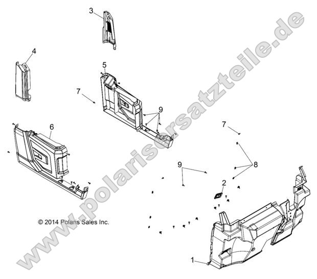 Body, Front Floor and Fender (49BRUTUSFENDER151DLM) Body, Front Floor and Fender (49BRUTUSFENDER151DLM)