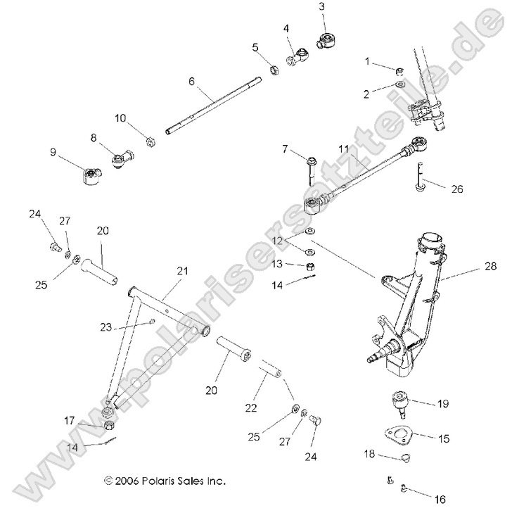 SUSPENSION, FRONT SUSPENSION, FRONT