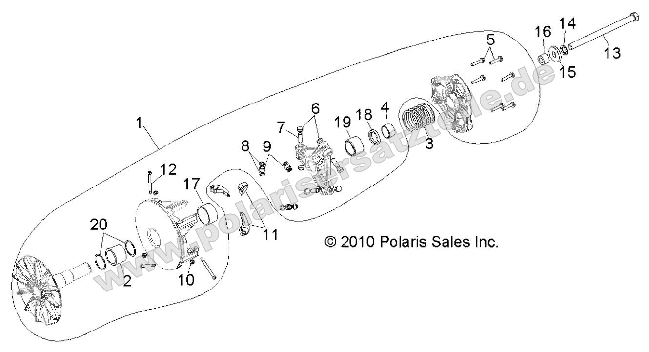 Drive Train, Primary Clutch