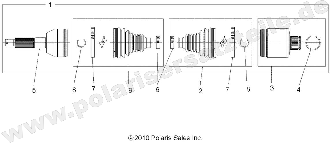 DRIVE TRAIN, REAR DRIVE SHAFT DRIVE TRAIN, REAR DRIVE SHAFT