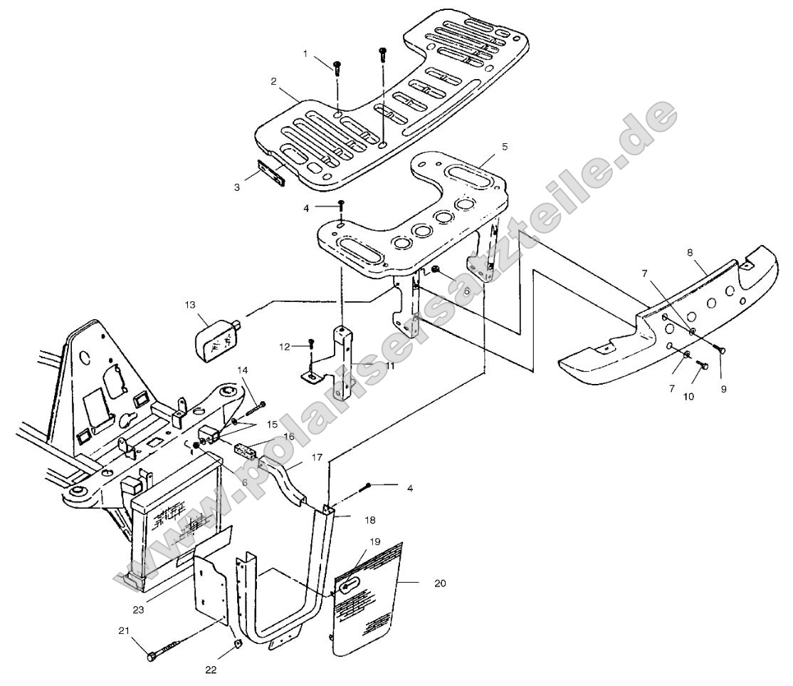 Front Rack and Bumper Mounting Front Rack and Bumper Mounting