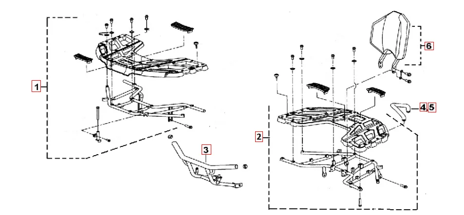 Gepäckträger vo. u. hi.Plastik_Sturzbügel vo. Gepäckträger vo. u. hi.Plastik_Sturzbügel vo.