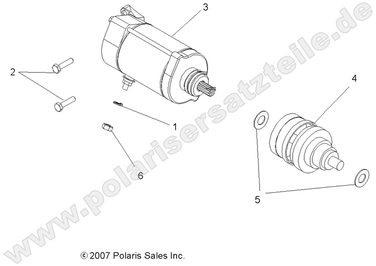 ENGINE, STARTING MOTOR ENGINE, STARTING MOTOR