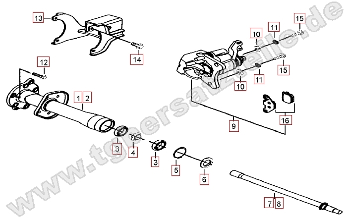 Hinterradachse Hinterradachse