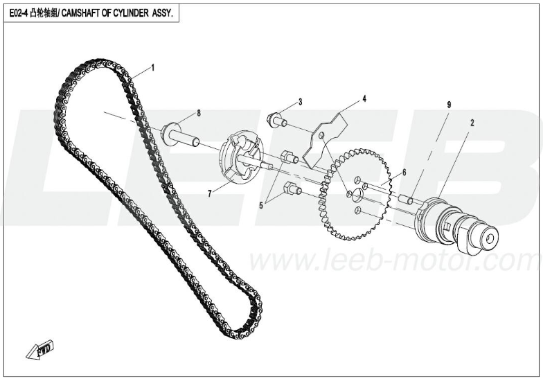Steuerkette - Nockenwelle