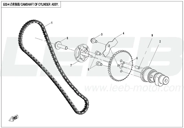 Steuerkette - Nockenwelle