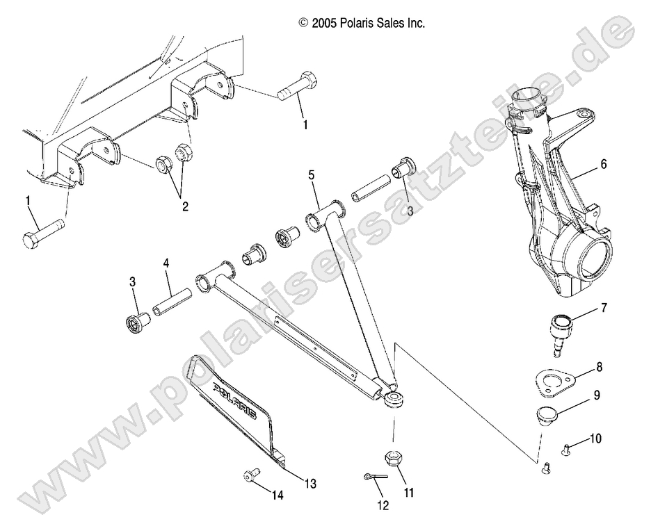 A-Arm, Front/ Strut Mounting