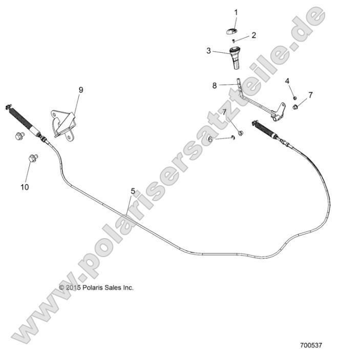 Drive Train, Gear Selector Drive Train, Gear Selector