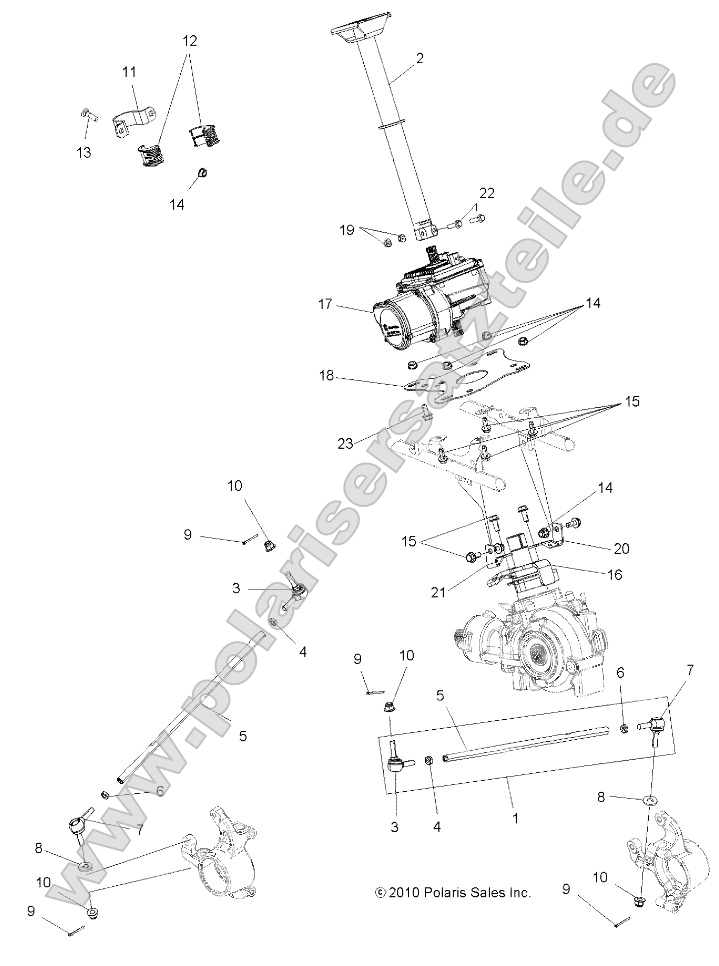 Steering, Steering Post Asm.