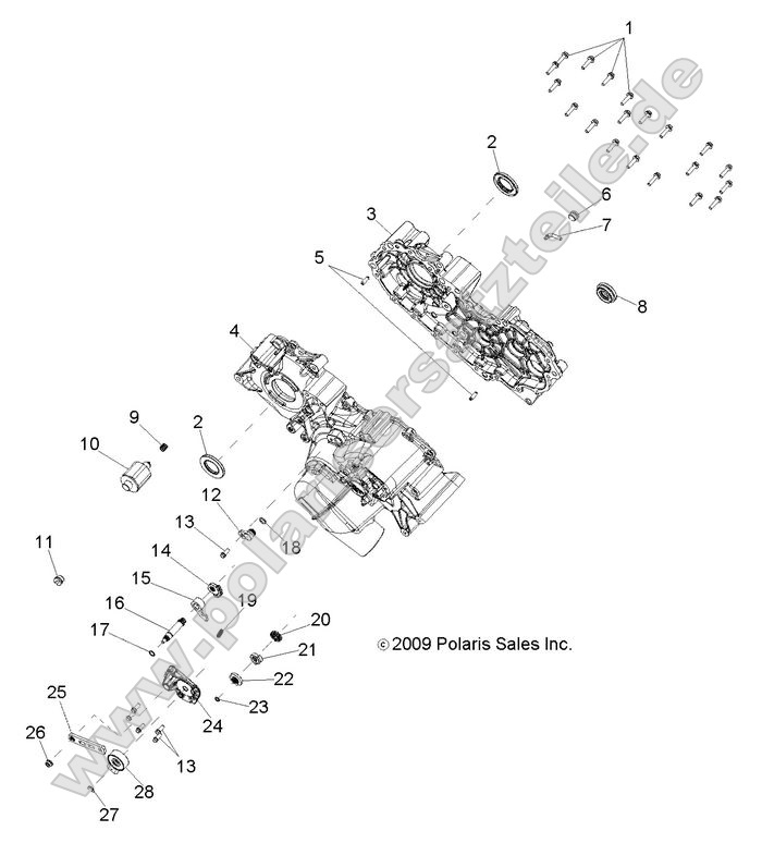 Drive Train, Main Gearcase