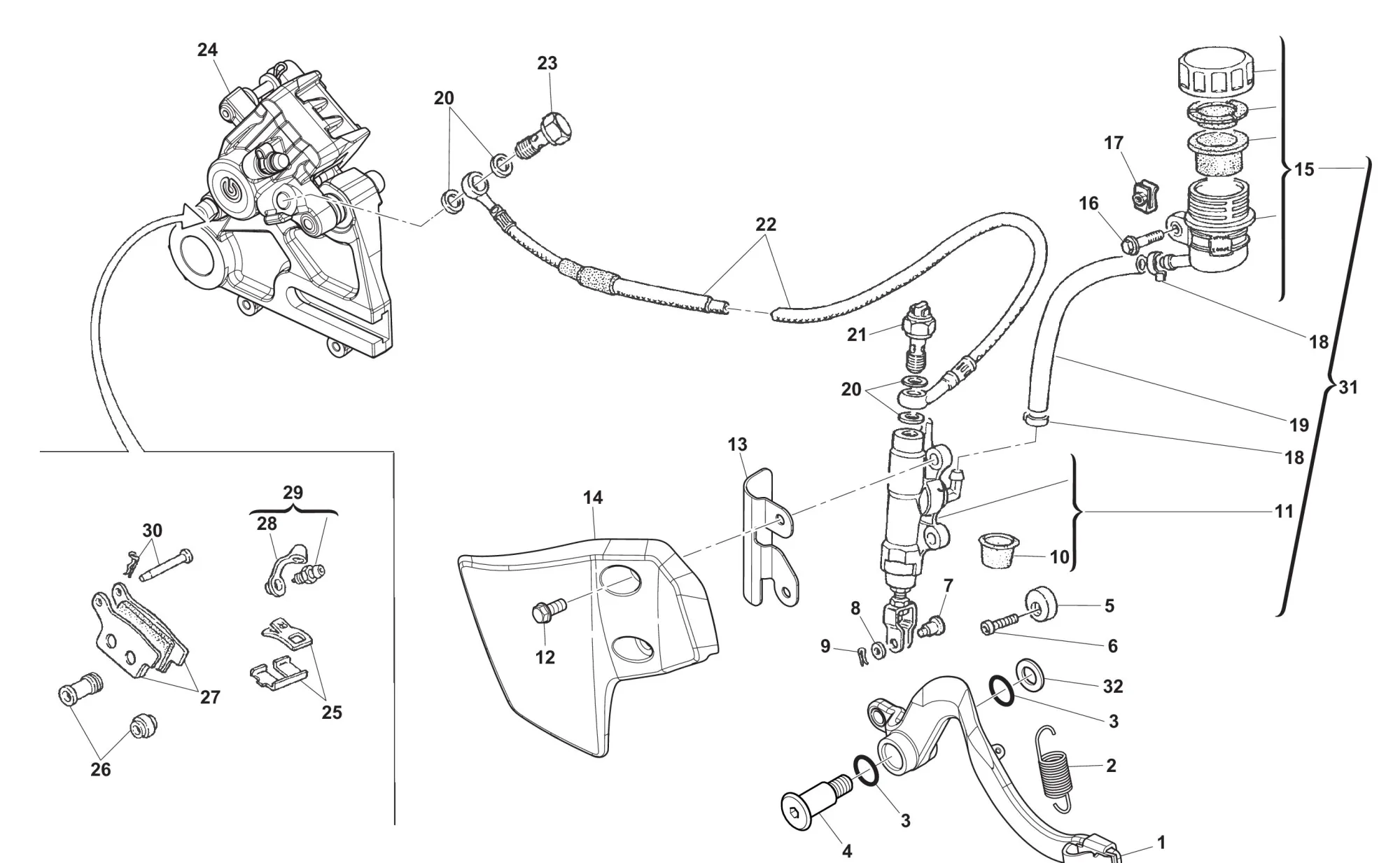 Bremssystem hinten Bremssystem hinten