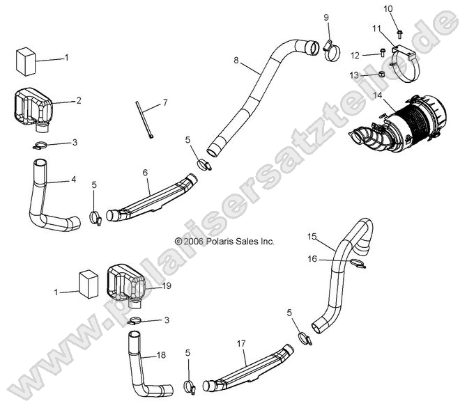 Air Intake, Engine and Clutch