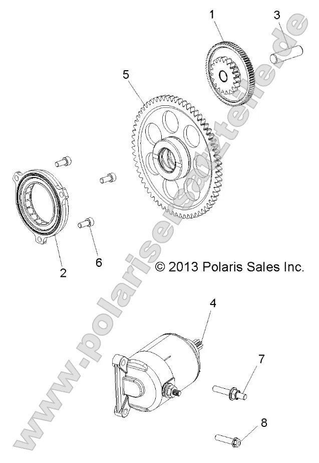 Engine, Starter Drive Engine, Starter Drive