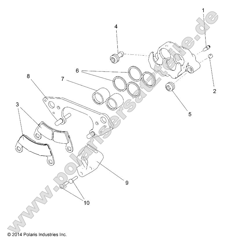 Brakes, Front Caliper Brakes, Front Caliper