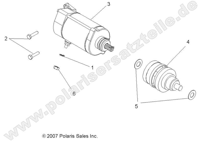 ENGINE, STARTING MOTOR ENGINE, STARTING MOTOR