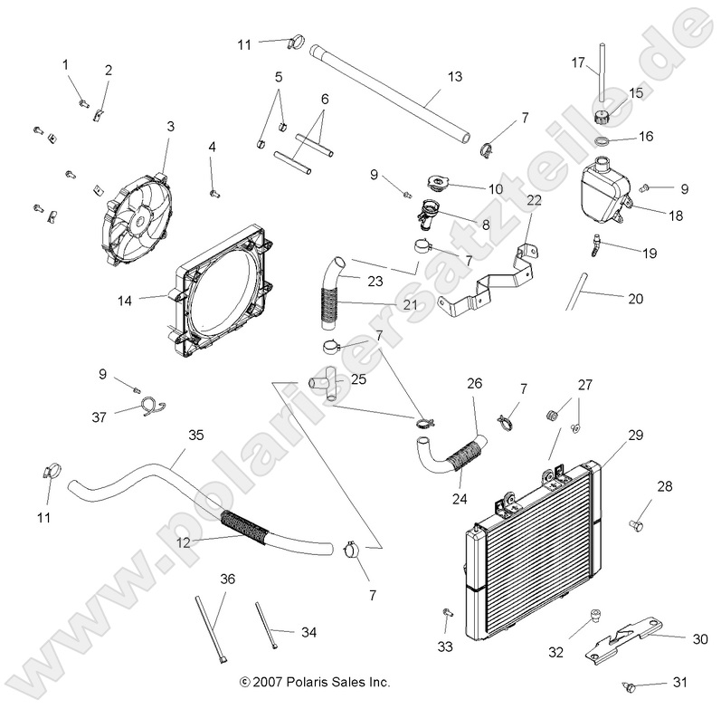 ENGINE, COOLING SYSTEM (Built 4/07/09 and After) ENGINE, COOLING SYSTEM (Built 4/07/09 and After)