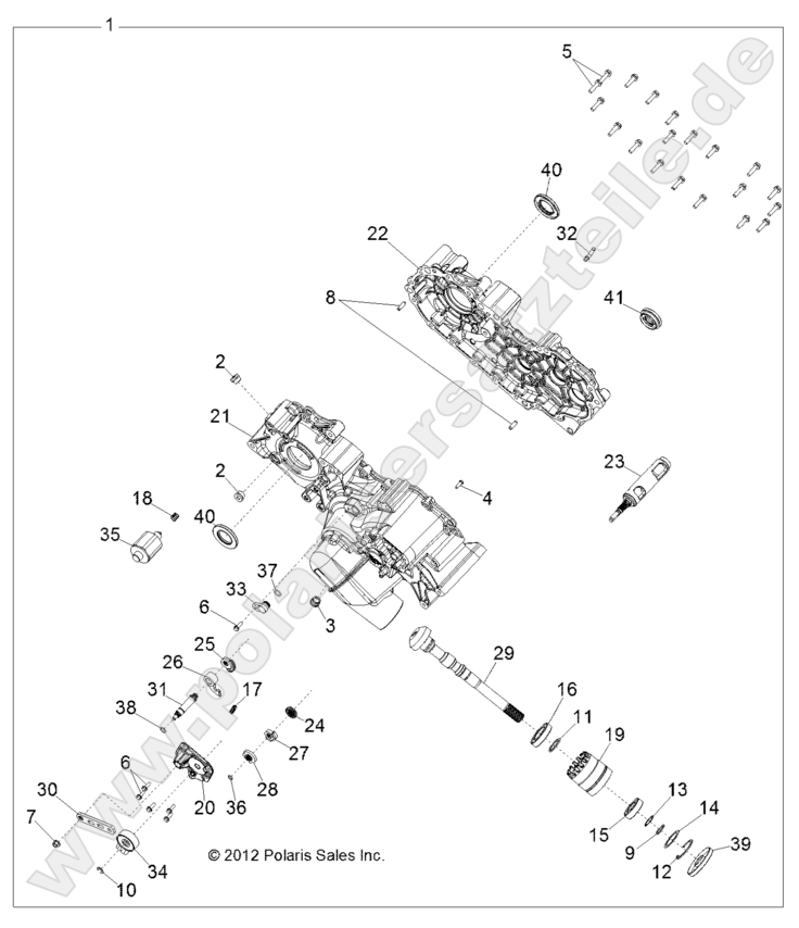 Drive Train, Main Gearcase
