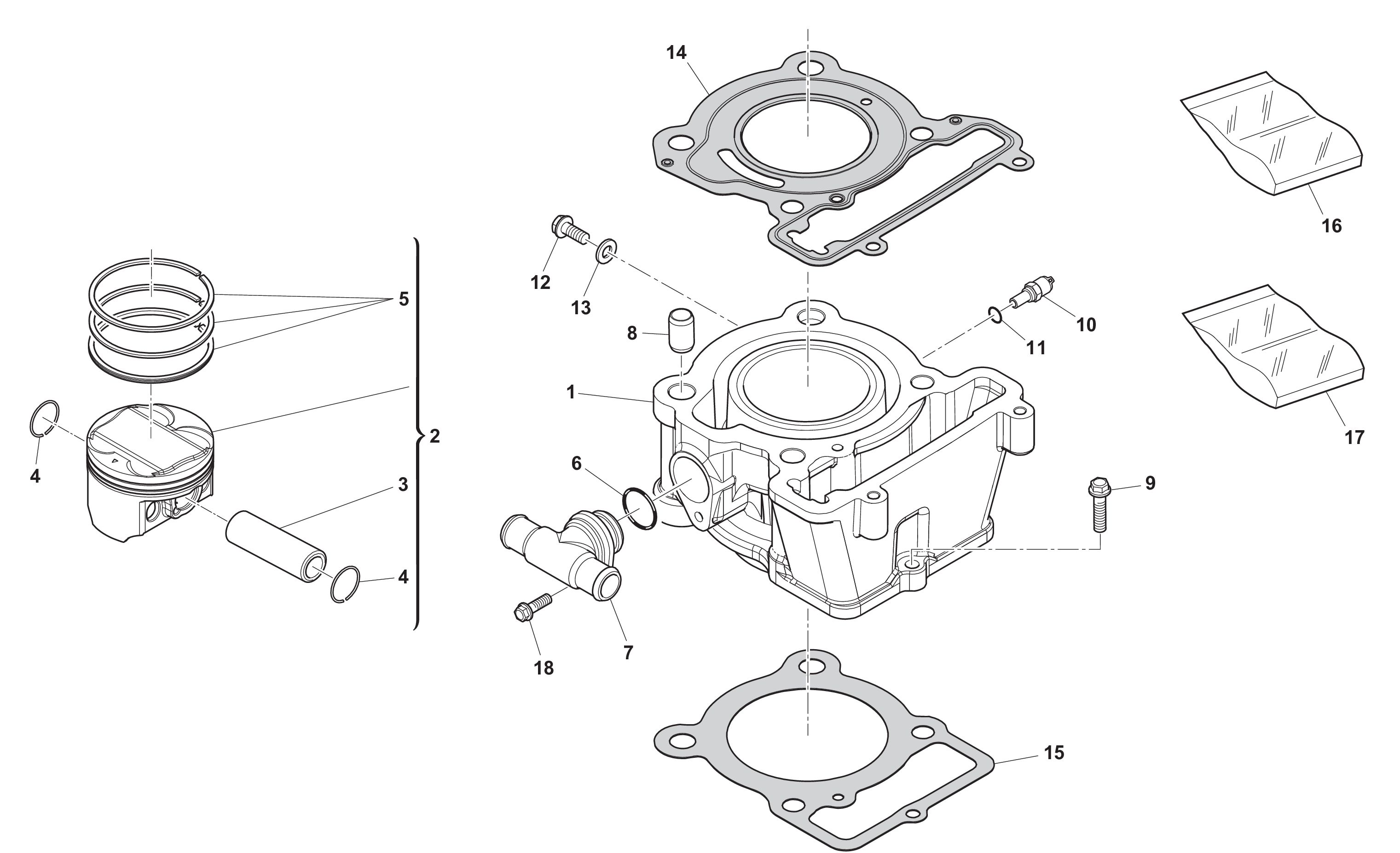 Kolben / Zylinder Kolben / Zylinder