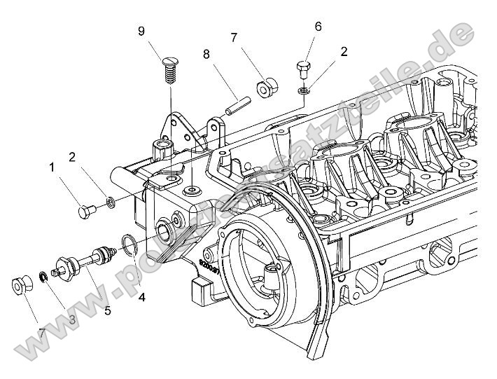 Engine, Accelerator Control (without Lever)