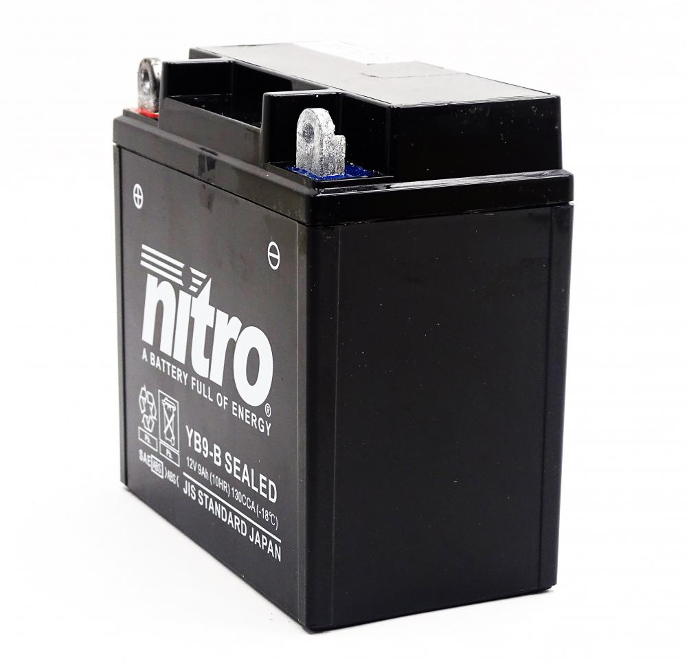 Nitro_NB9_B___YB9_B_SLA_GEL_AGM_Batterie_12V_9AH_2 Nitro NB9-B / YB9-B SLA GEL AGM Batterie 12V 9AH - Einbaufertig (CB9-B, 12N9-4B1)