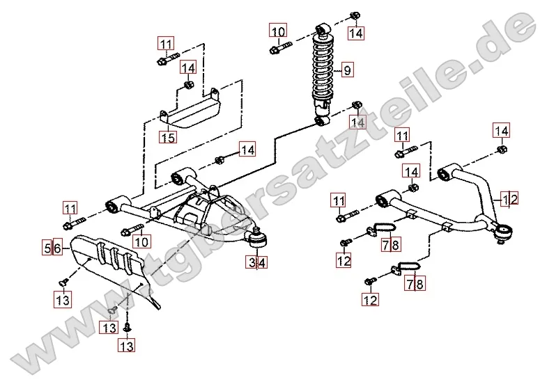 Federbein vorne Federbein vorne
