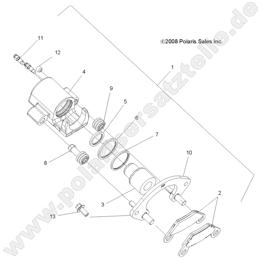 BRAKES, REAR CALIPER