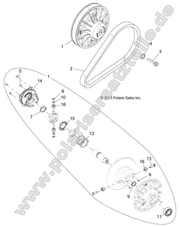 Drive Train, Clutch, Secondary, EBS